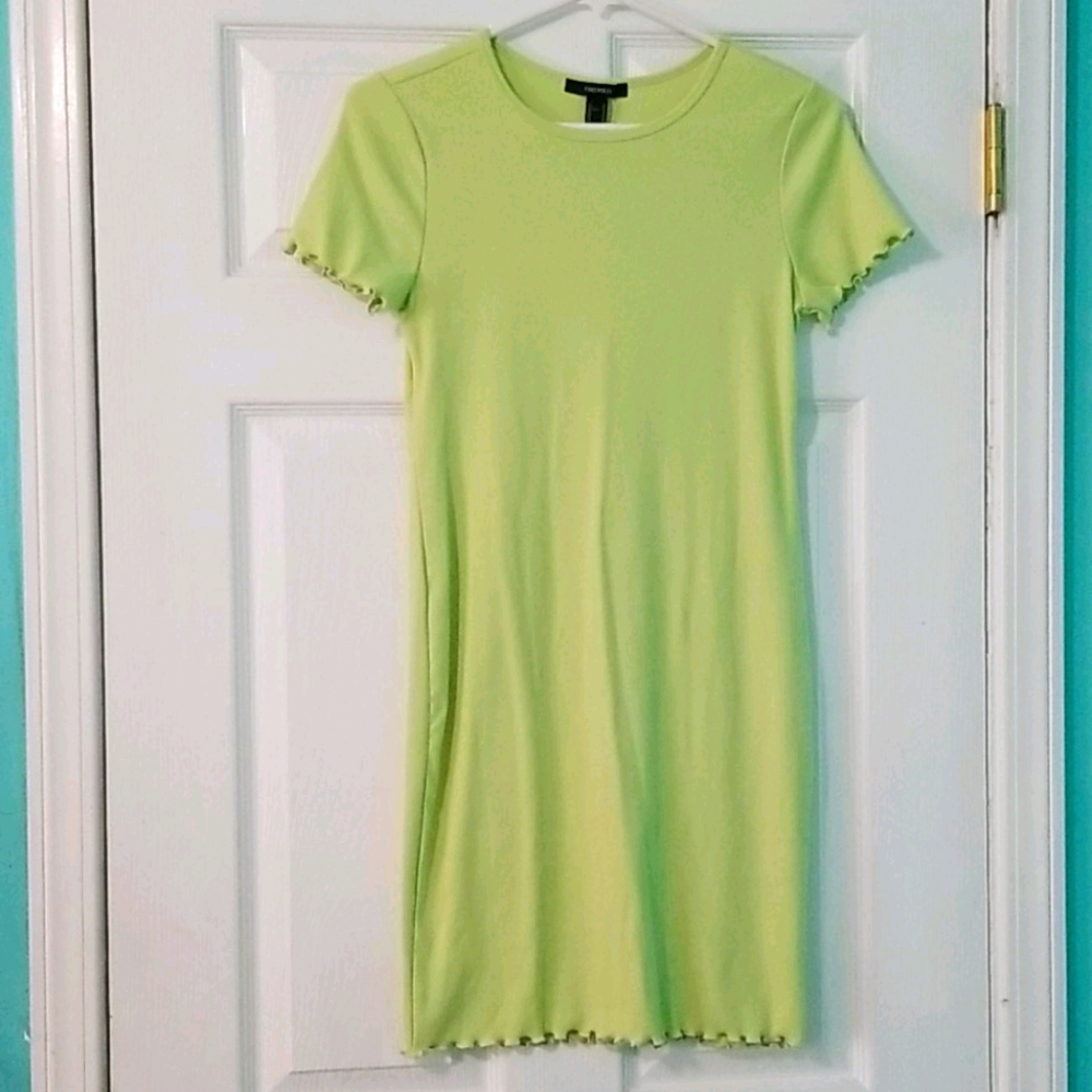 Forever 21 lime green dress